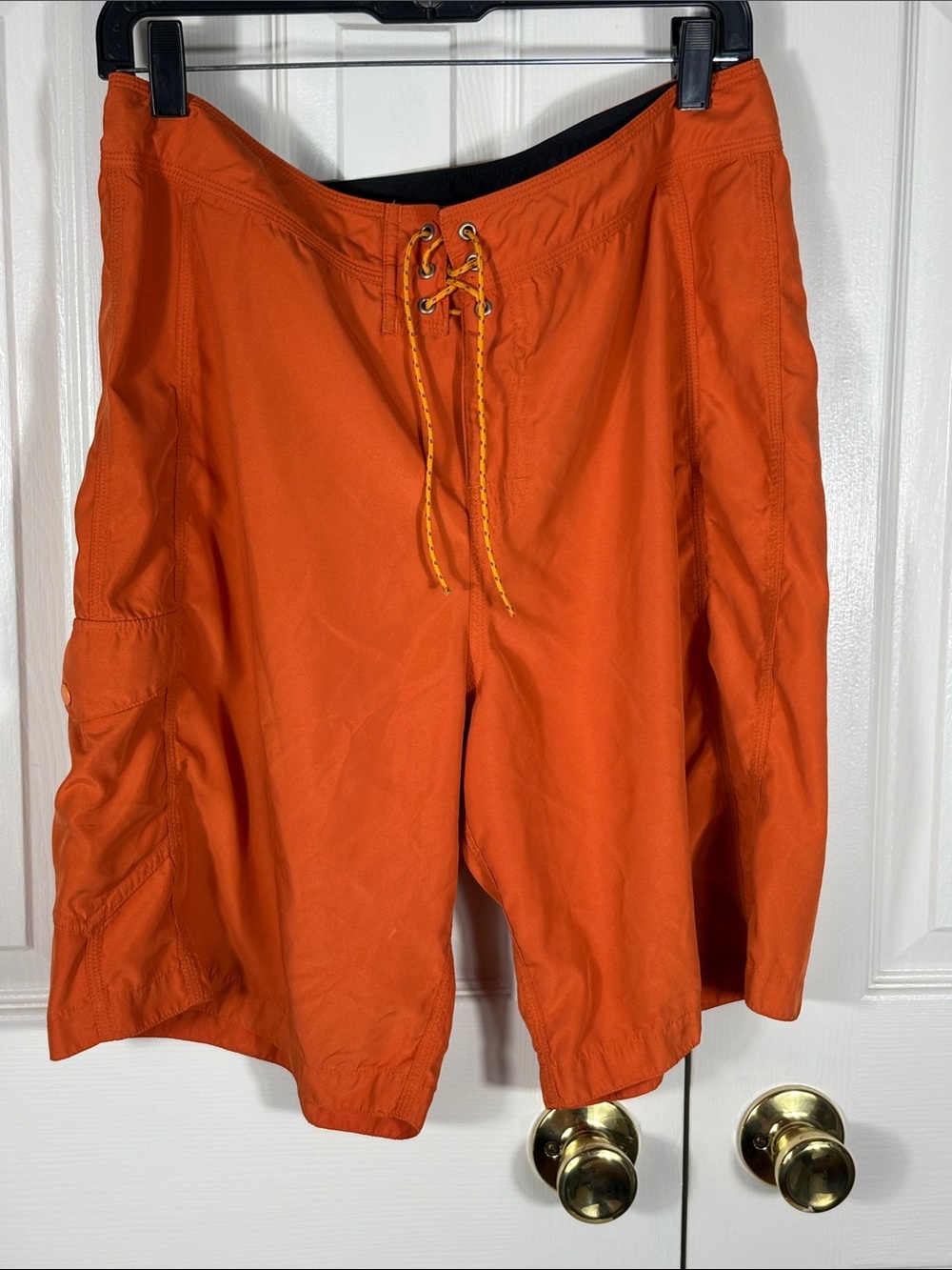 Patagonia Orange Men's hydroflow Swim Board Shorts